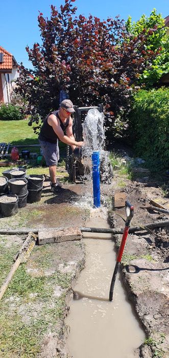 Studnia głębinowa. Wiercenie studni. Szukanie wody. Tomografia ERT