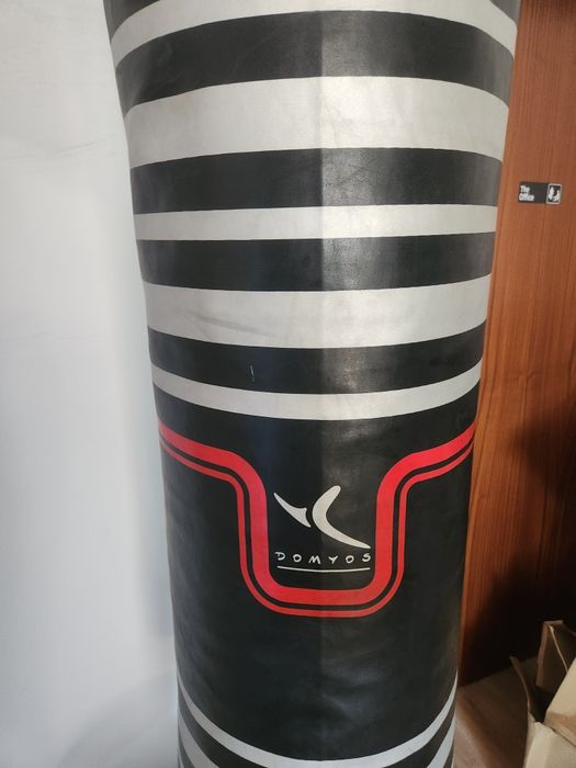 Saco de boxe de chão e estado perfeitamente funcional