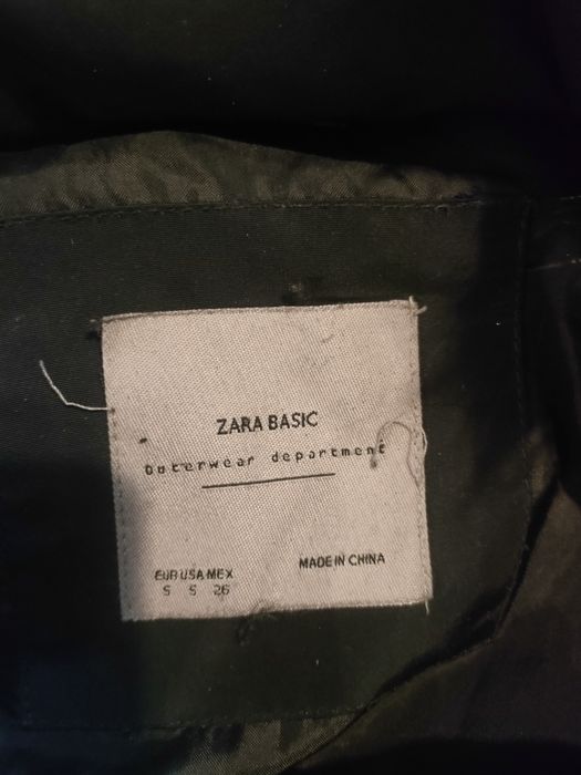 Płaszcz zimowy Zara pierze