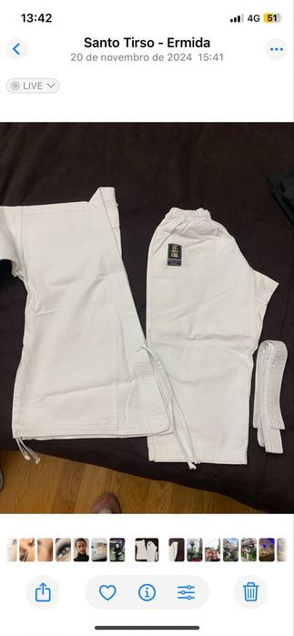 Fato de karate de criança