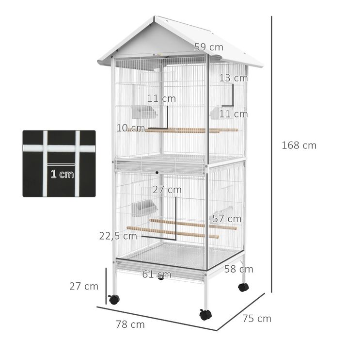 Gaiola para pássaros