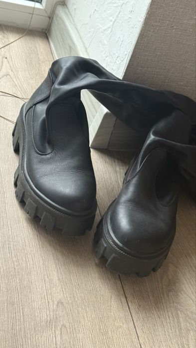 Ботфорти жіночі шкіра / ботфорты кожа