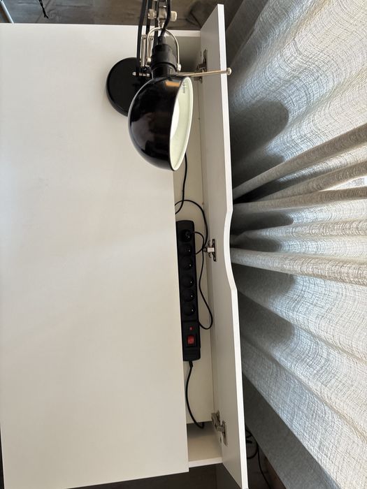 Biurko białe 120x60 wysokość 75 cm