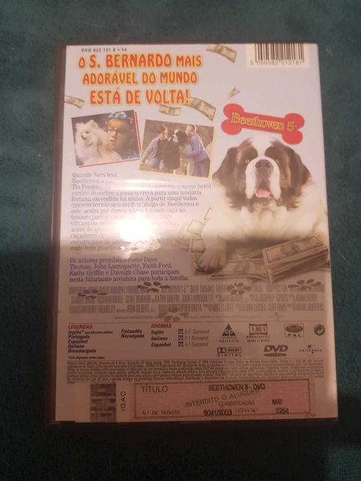 Filme em DVD Beethoven 5