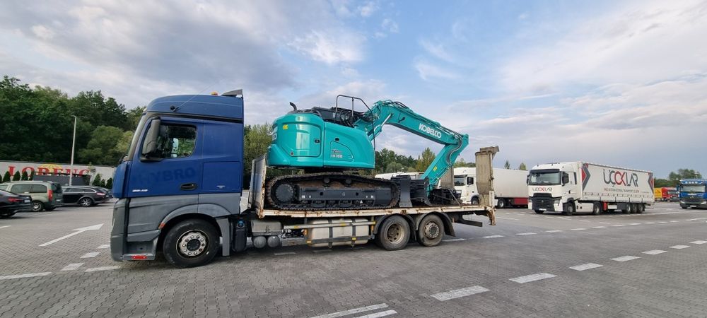Transport laweta maszyny budowlane