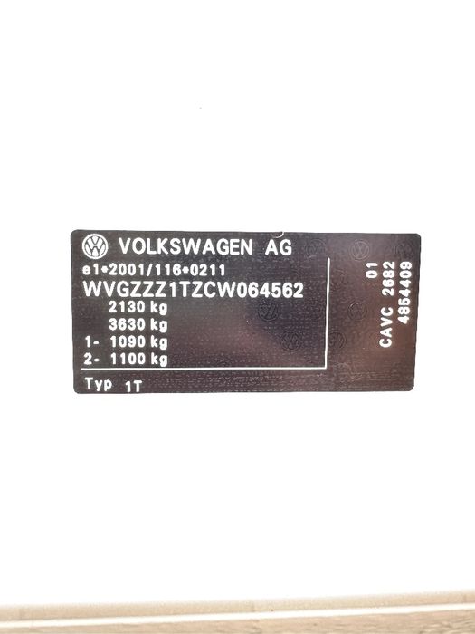 Volkswagen Touran 2011 VIN WVGZZZ1TZCW064562 фото оголошення 3 з 8