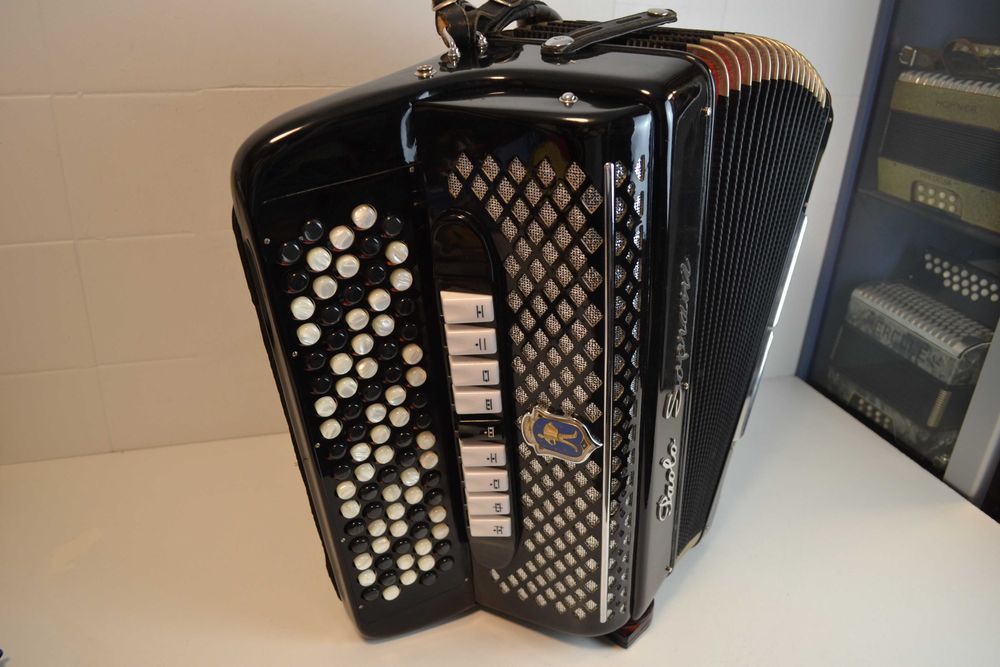 Acordeao Paolo Soprani 4 Voz 120 Baixos, N . 363