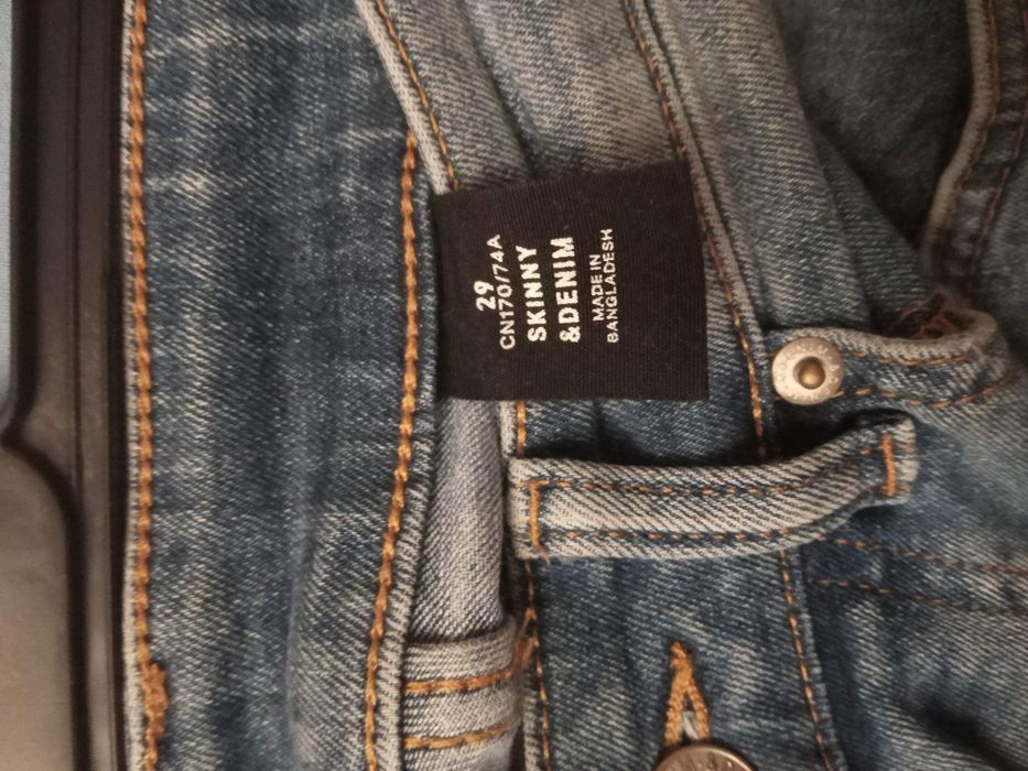 Dżinsy męskie skinny rozm. S W29