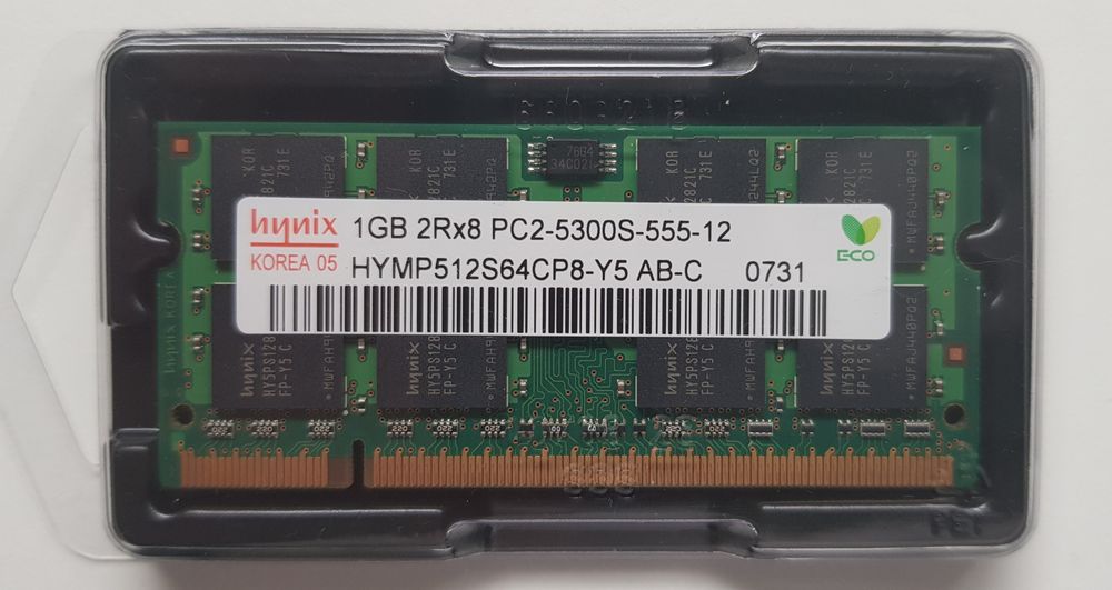 1GB DDR2 2RX8 PC2-5300S RAM