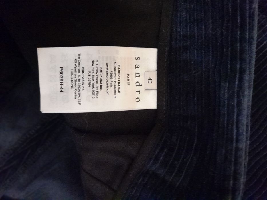 Вельветовые брюки французского люксового бренда ﻿Sandro Paris идеал