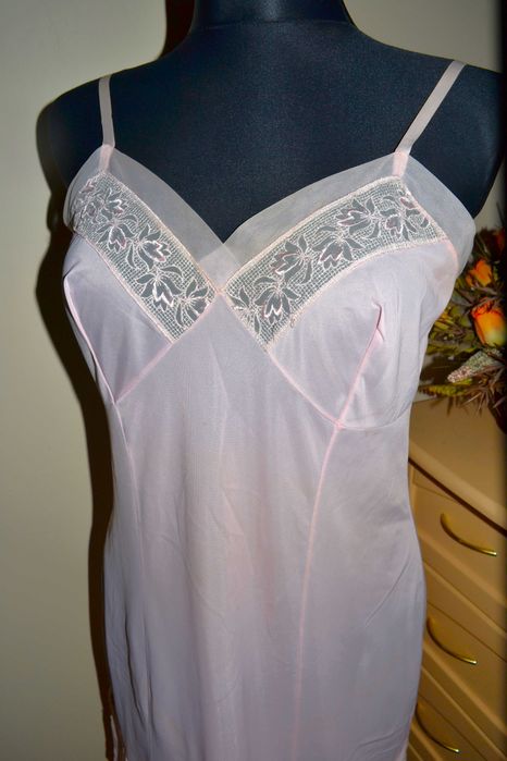 28^ m&s vintage halka nylon koszulka  38/40