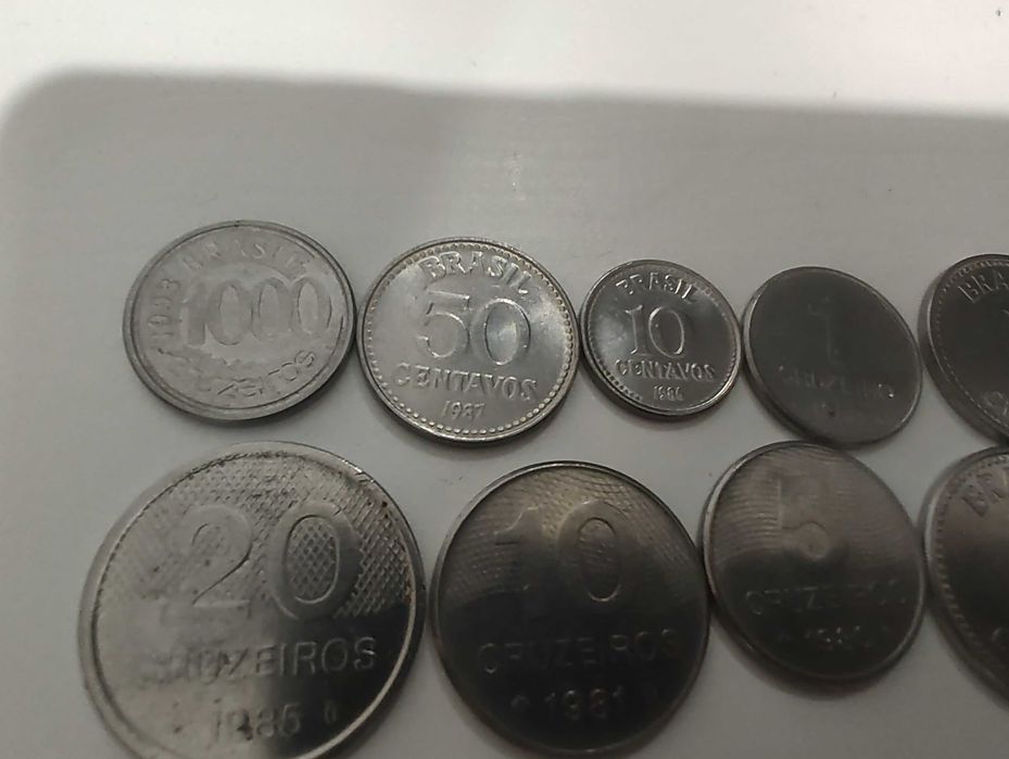 Moedas antigas. Do Brasil