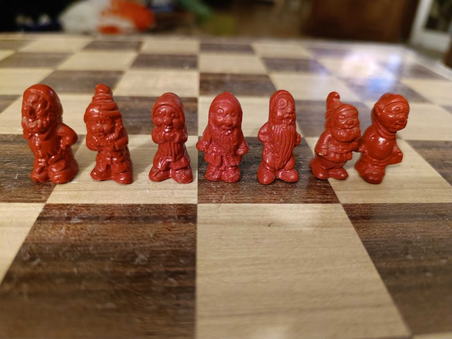 7 Anões em red jasper e Tartaruga Feng Shui