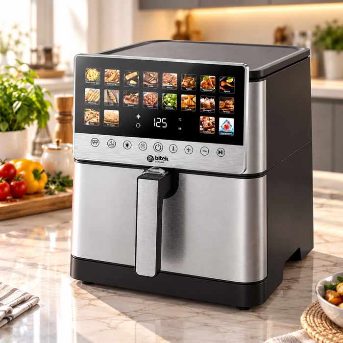 Аерофритюрниця Air Fryer BITEK BT-8900 / Аерофритюрниця 4200Вт