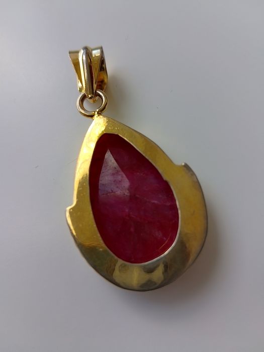 Підвіска рубін, вінтаж