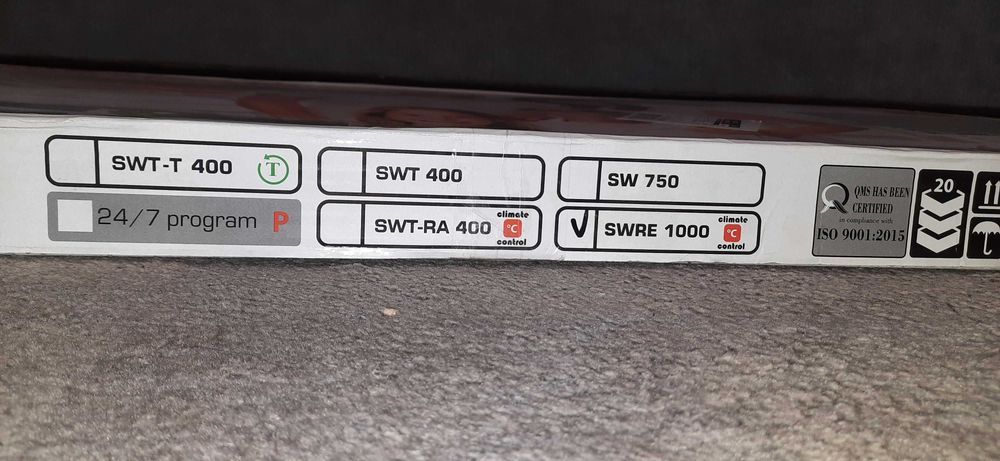 Обігрівач термопанель SunWay SWRE 1000 Вт з терморегулятором