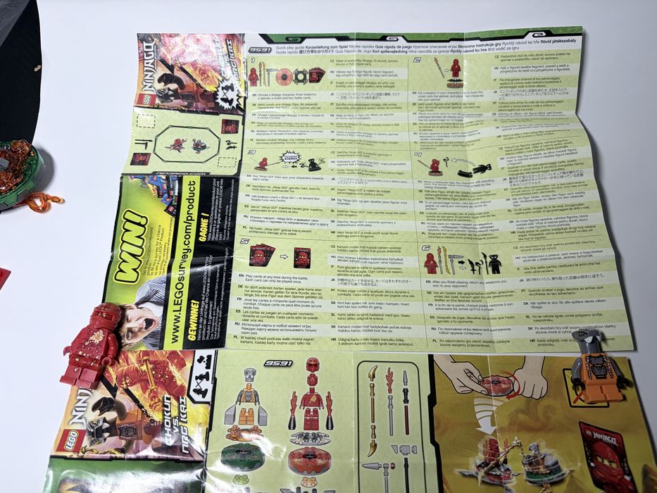 Lego ninjago Weapon Pack 9591 nrg kai
