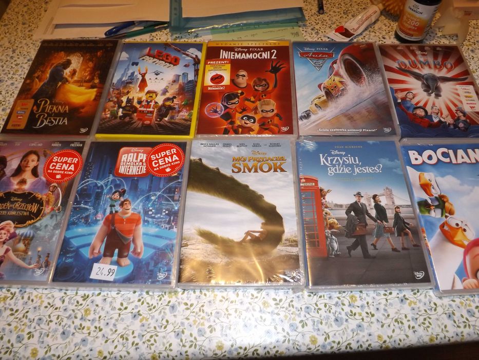 Bajki Disney Dumbo 10 dvd za 70zł