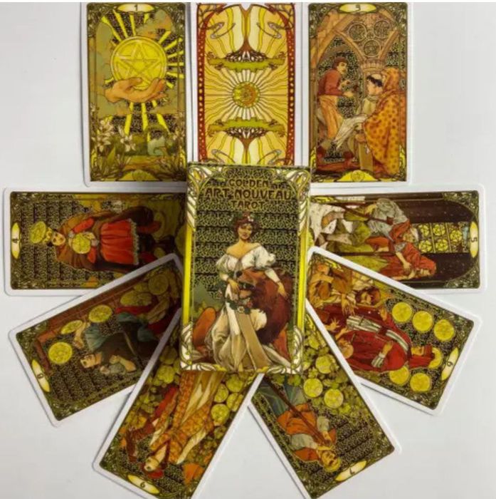 Карты таро Золотое Таро Ар Нуво