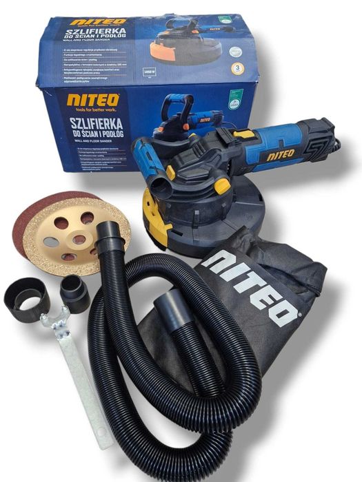 Szlifierka do ścian i podłóg Niteo Tools 1050 W 230 V