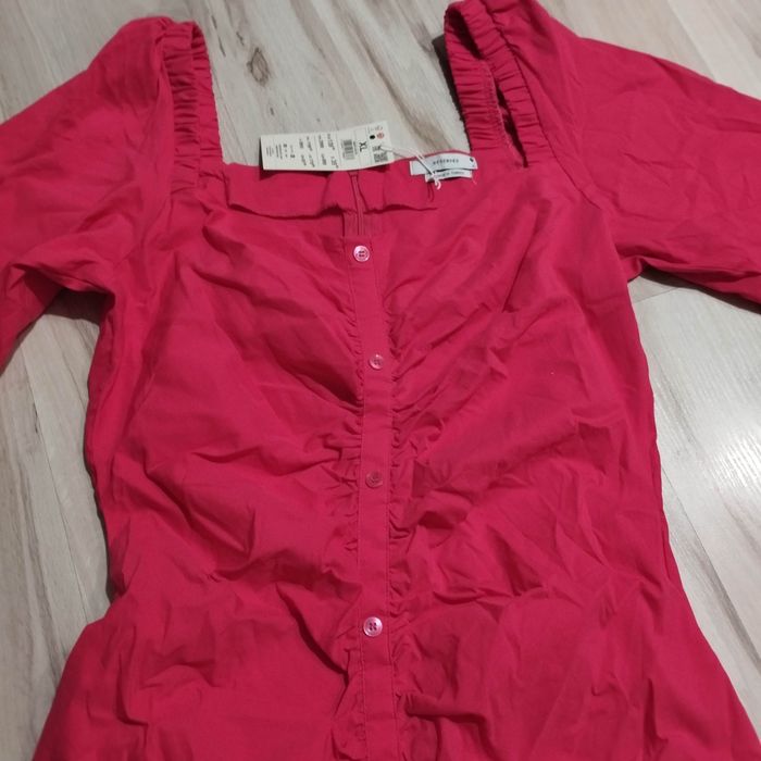 Sukienka Reserved ciemny róż pink  XL
