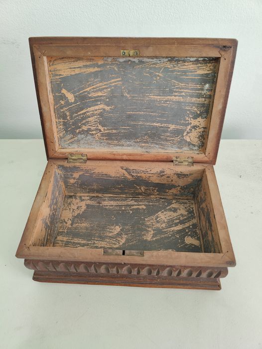 Mini caixa madeira vintage