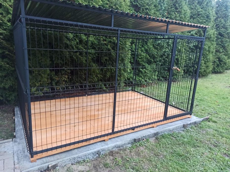 Kojec dla psa 3x2m. Panel3D super boks zagroda