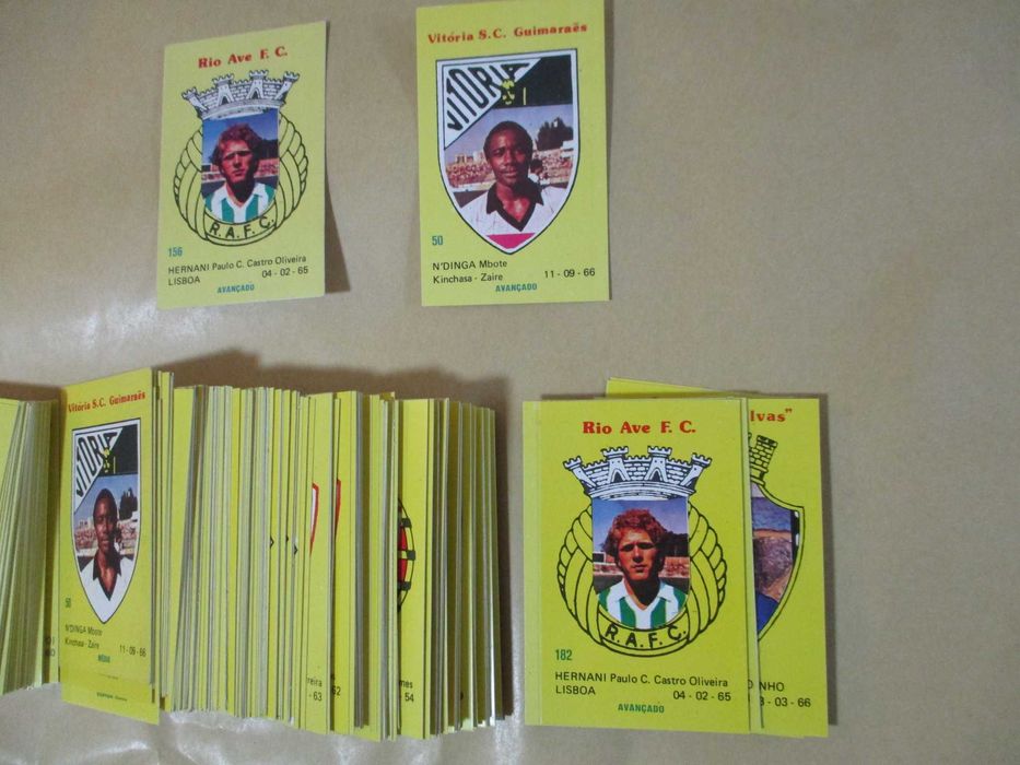 Raríssima coleção completa, 208 calendários Futebol 87 + 2 raridades.