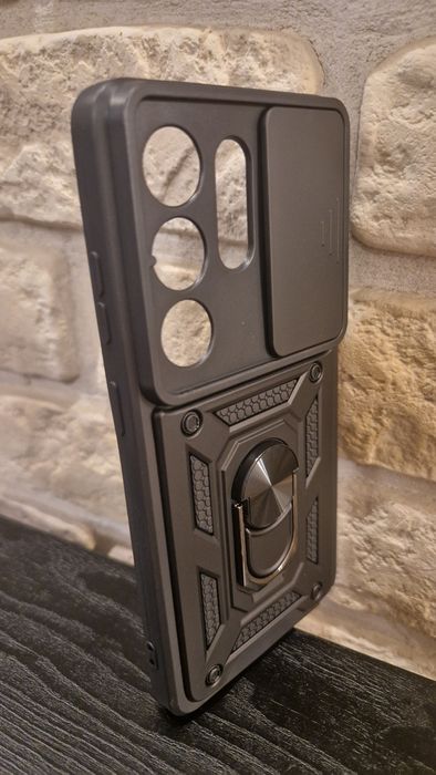 Slide Camera Armor Case do Samsung Galaxy S26 Ultra Czarny