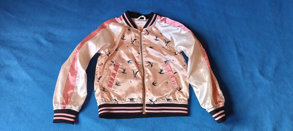 Kurtka przejściowa satynowa jaskółki hm 128