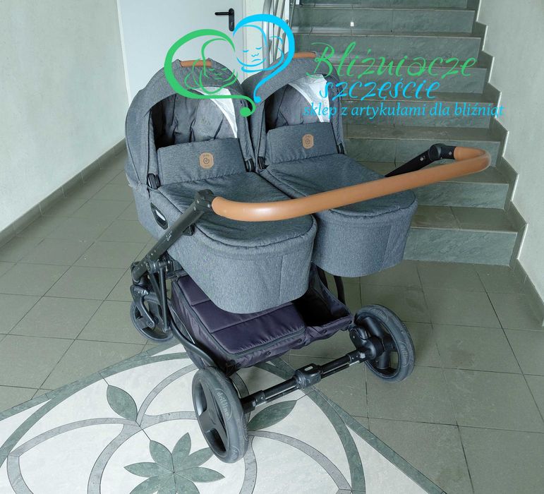 Wózek dla bliźniąt 3w1 KOMIS