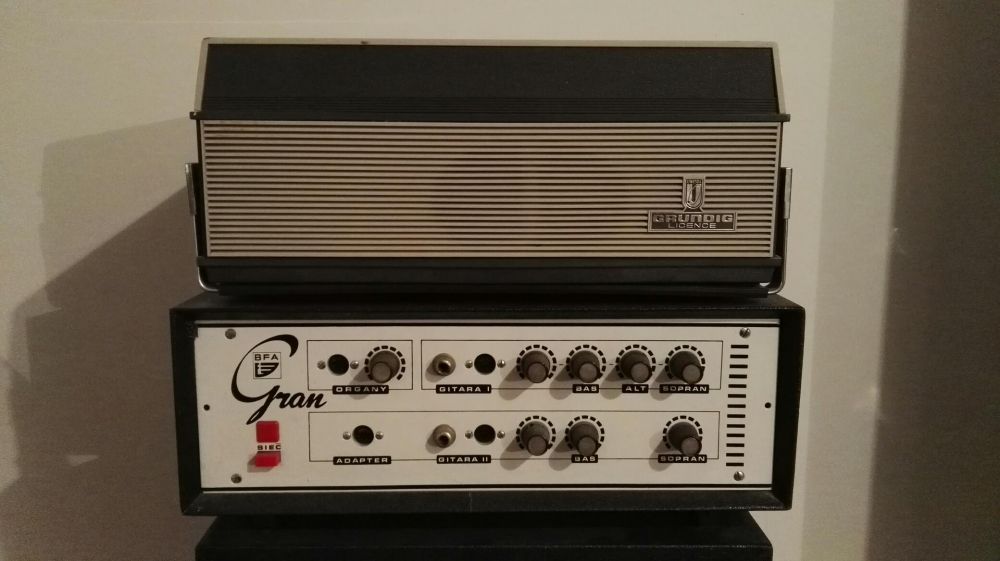 Wzmacniacz estradowy/Magnetofon szpulowy/kolumna estradowa BFA UNIKAT