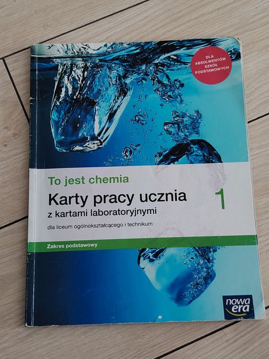 To jest chemia 1 karty pracy ucznia liceum i technikum