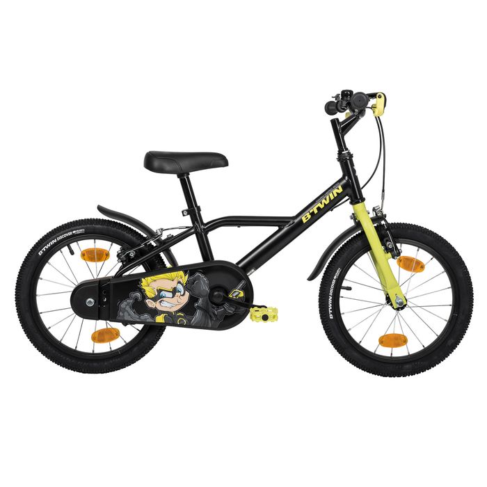 BICICLETA DE CRIANÇA 4-6 ANOS 500 DARK HERO 16 POLEGADAS