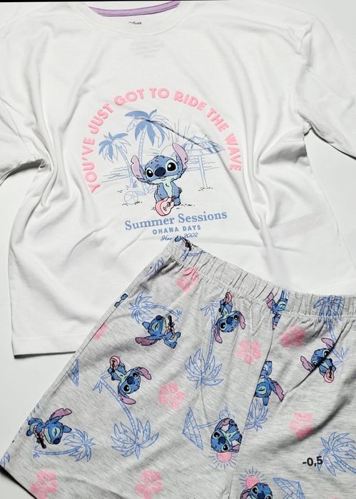 Piżama dziewczynka bawełna roz.134 Primark Stitch