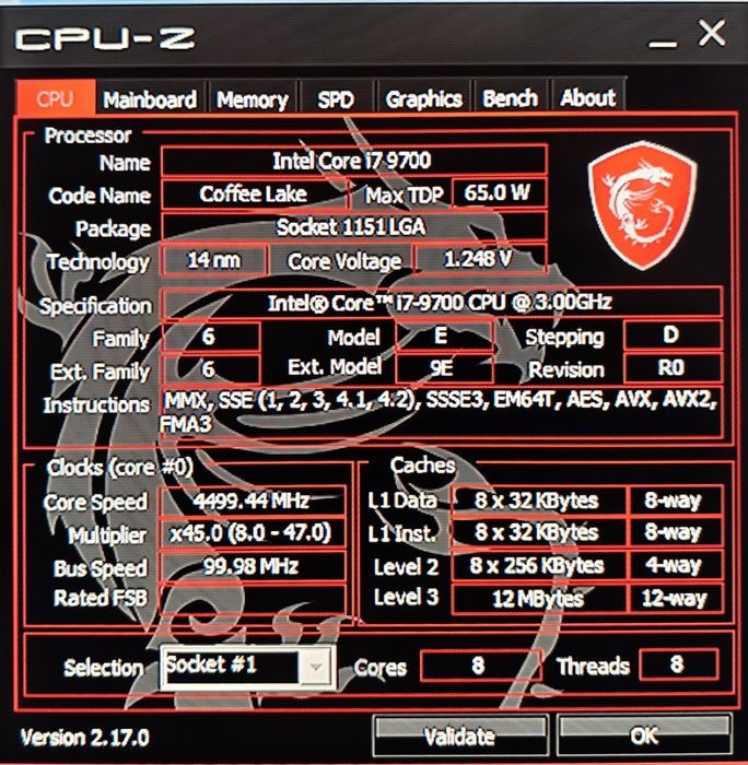 Комплект Z390-A PRO, intel core i7 -9700, ОЗУ 32 GB ,COOLER ZALMAN