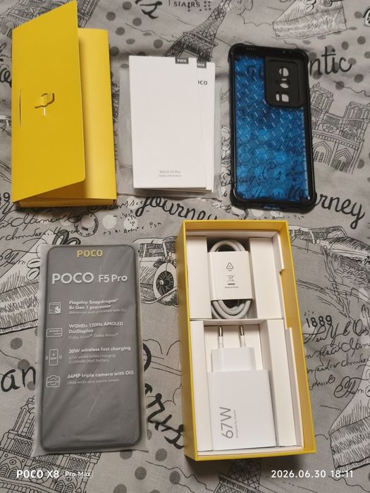 У продажу смартфон Poco F5 Pro 5G 12/512gb