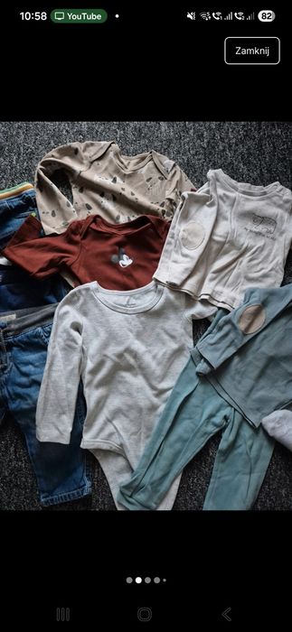 Zestaw ubranek dla chłopca 74-80