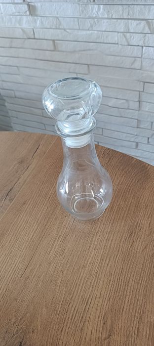 Buteleczka wazonik szklany z korkiem
