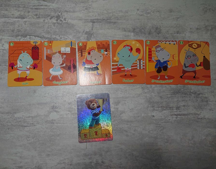 Карточки барни бегемоты 6шт