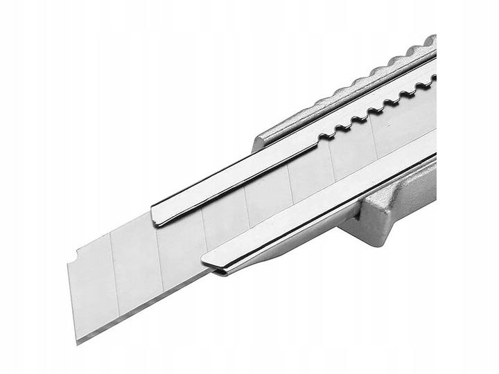 6x Nóż Do Tapet Metalowy Nożyk 18mm + 60 Ostrzy