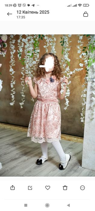 Продам плаття на випускний в садочок для дівчинки