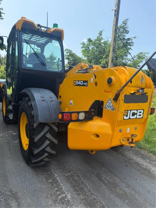JCB 540 140 Klima Hi-viz Widły Hydrauliczne Serwis Ładowarka Teleskopowa Oryginał