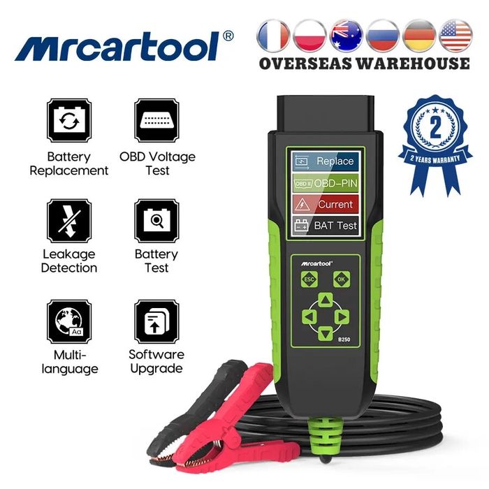 Супер тестер акумуляторних батарей 12/24v