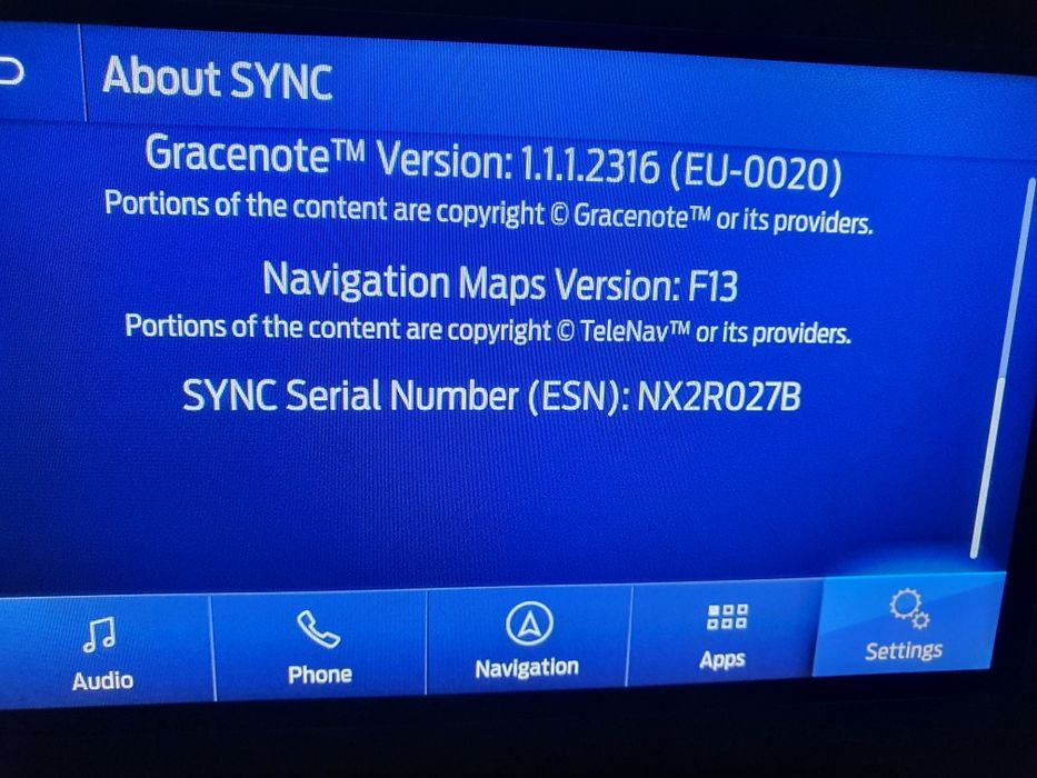 Sync 3  ekran apim 64GB mapy F13  focus mondeo kuga smax edge
