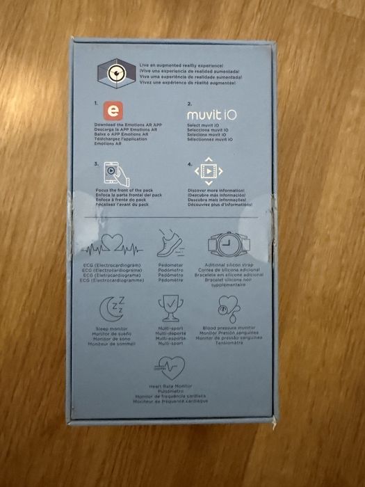 Muvit iO Smartwatch Luxe Electro - EGC, tensão arterial