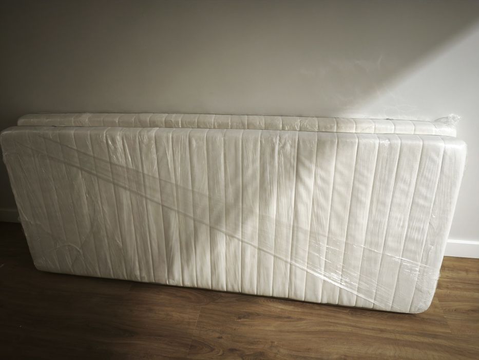 cama completa estrado e colchão metal extensíveis