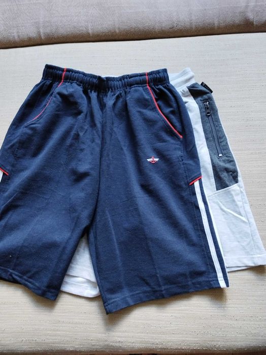 2 pary Spodenki męskie chłopięce bawełniane roz M/L