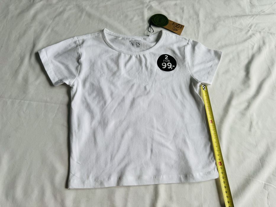 Biały t-shirt koszulka 146-152 cm 10 - 12 lat VRS Basia