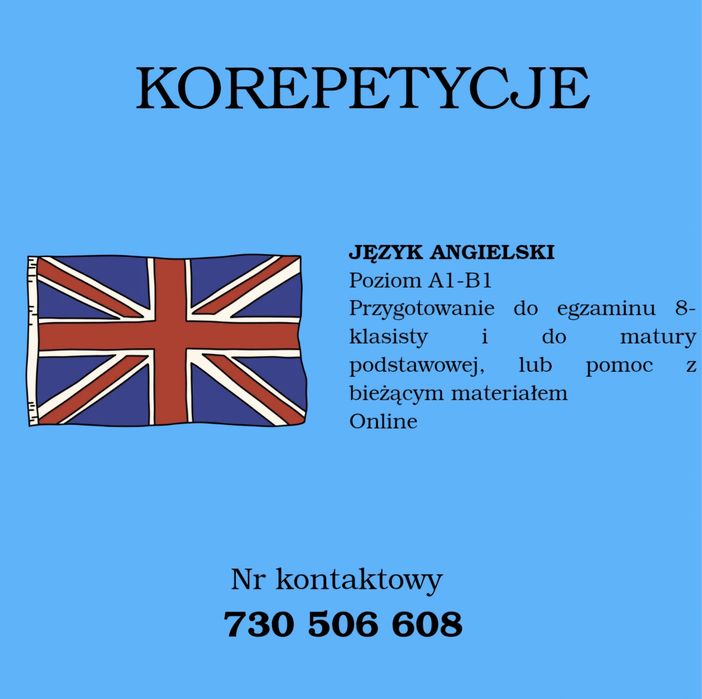 Korepetycje online język angielski